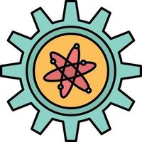 Launch Rocket Space Technology  Business Flat Line Filled Icon Vector Banner Template