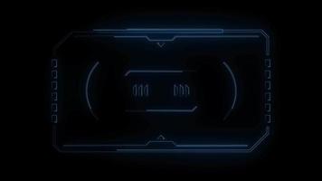 Hud Frame Digital Technology Plexus Lines video