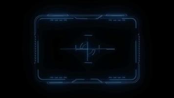 Hud Frame Digital Technology Plexus Lines video