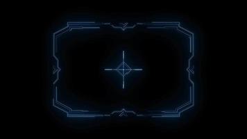 Hud Frame Digital Technology Plexus Lines video