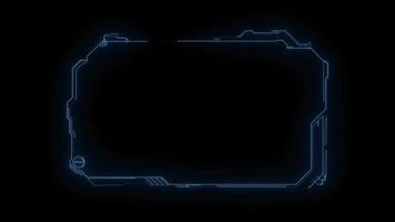 Hud Frame Digital Technology Plexus Lines video