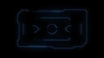 Hud Frame Digital Technology Plexus Lines video
