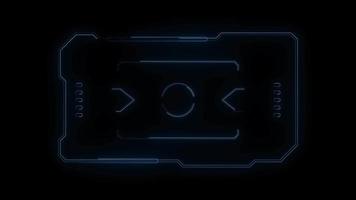 Hud Frame Digital Technology Plexus Lines video