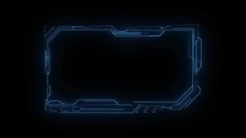 Hud Frame Digital Technology Plexus Lines video