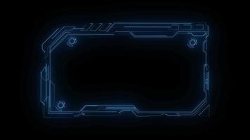 Hud Frame Digital Technology Plexus Lines video