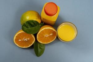 Natural orange juice photo