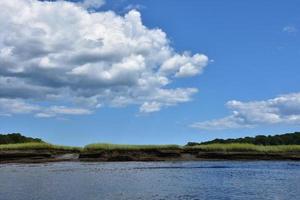 A Look Along the Banks of a Tidal River photo