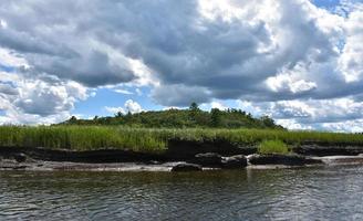 Storms on the Horizon over a Marsh photo