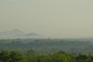 Haze pollution problems exceeded standards in the countryside photo