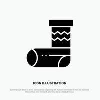 Celebration Christmas Festivity Gift solid Glyph Icon vector