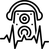 line icon for beat vector