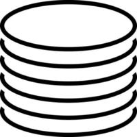 line icon for layer vector