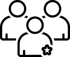 line icon for importance vector