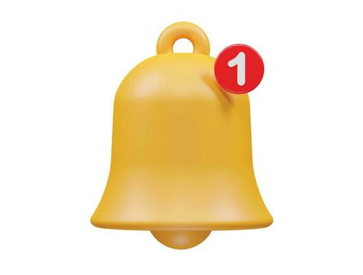 Bell icon 3d