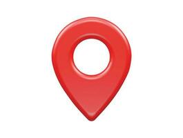 Location icon render illustration vector