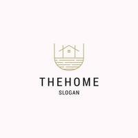 The home logo vector design template