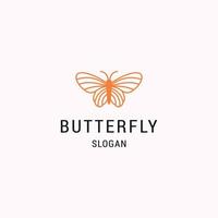 Butterfly logo icon design template vector illustration