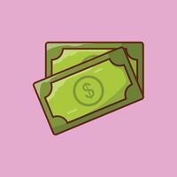 ilustración de vector de dólar en un fondo. símbolos de calidad premium. iconos vectoriales para concepto y diseño gráfico.