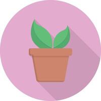 ilustración de vector de planta en un fondo. símbolos de calidad premium. iconos vectoriales para concepto y diseño gráfico.