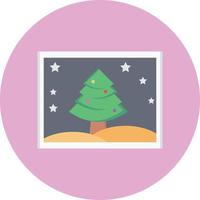 ilustración de vector de fiesta de navidad en un fondo. símbolos de calidad premium. iconos vectoriales para concepto y diseño gráfico.