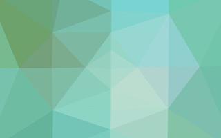 Light Green vector polygonal pattern.