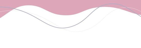 Aesthetic Wave Border Vector Illustration