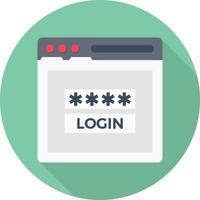 login vector illustration on a background.Premium quality symbols.vector icons for concept and graphic design.