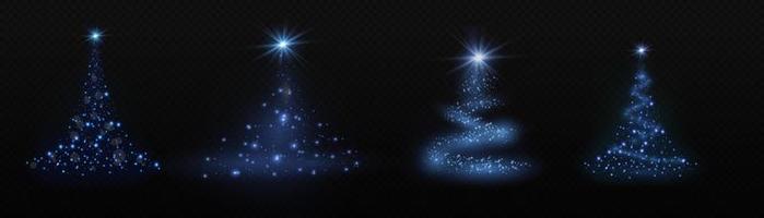 árbol de navidad de fondo de vector de luz. árbol de navidad dorado como símbolo de un feliz año nuevo, unas felices vacaciones de navidad. decoración de luz dorada. brillante brillante