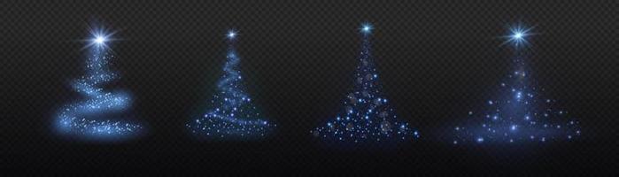 árbol de navidad de fondo de vector de luz. árbol de navidad dorado como símbolo de un feliz año nuevo, unas felices vacaciones de navidad. decoración de luz dorada. brillante brillante