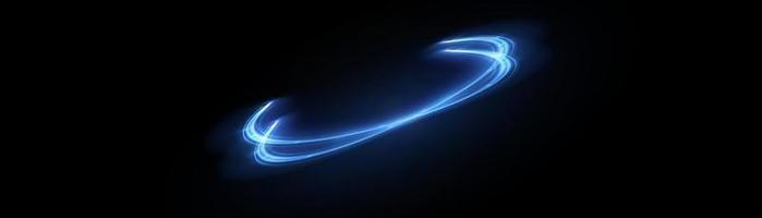 Blue glowing shiny lines effect vector background. Luminous white lines of speed. Light glowing effect. Light trail wave, fire path trace line and incandescence curve twirl.