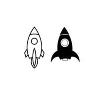 Rocket Launched Icon Vector Logo Template Illustration Design. Start Up Icon, Rocket Icon