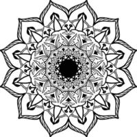 ilustración de diseño de patrón de mandala elegante vector