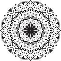 Stylish Mandala Pattern Design Illustration vector