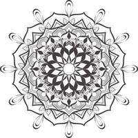 ilustración de diseño de patrón de mandala elegante vector