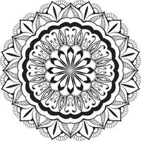 ilustración de diseño de patrón de mandala elegante vector