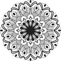 ilustración de diseño de patrón de mandala elegante vector