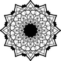 ilustración de diseño de patrón de mandala elegante vector