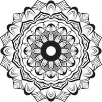 ilustración de diseño de patrón de mandala elegante vector