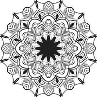 ilustración de diseño de patrón de mandala elegante vector