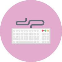 ilustración de vector de teclado en un fondo. símbolos de calidad premium. iconos vectoriales para concepto y diseño gráfico.