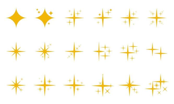 Digital lens flare collection set. vector illustration. eps 10.