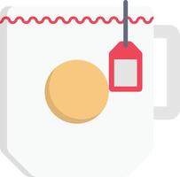 ilustración de vector de té en un fondo. símbolos de calidad premium. iconos vectoriales para concepto y diseño gráfico.