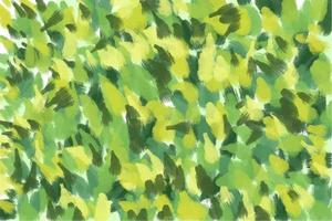 Background strokes of acrylic paint in green tones, camouflage vector