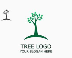 vector de plantilla de diseño de logotipo de árbol