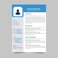 Resume CV Template vector