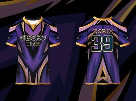 Abstract Raglan sleeve Jersey Design Template for Team Uniforms gamming apparel vector