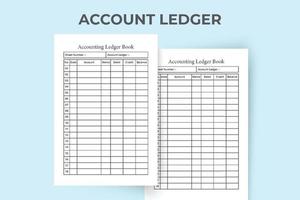 Accounting ledger log book interior. Balance sheet tracker notebook. Daily balance logbook template. Business finance tracker ledger. Accounting ledger notebook interior. vector