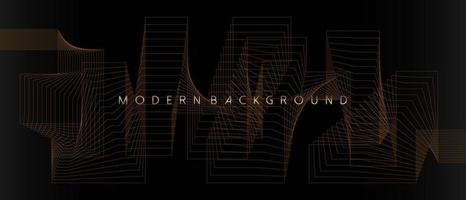 Modern background abstract geometric and wavy lines design. Vector illustration