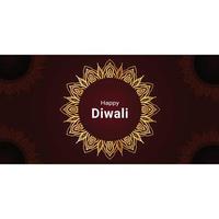 Happy Diwali vector art template design