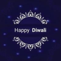 Happy Diwali vector art template design